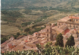 Cartolina Leonforte ( Enna ) Scorcio Panoramico - Enna