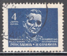 Yugoslavia 1945 Single Stamp From The New Daily Stamps In Fine Used - Oblitérés