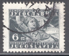 Yugoslavia 1945 Single Stamp From The New Daily Stamps In Fine Used - Used Stamps