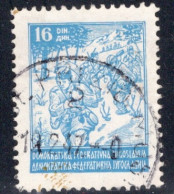 Yugoslavia 1945 Single Stamp From The New Daily Stamps In Fine Used - Oblitérés