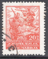 Yugoslavia 1945 Single Stamp From The New Daily Stamps In Fine Used - Used Stamps