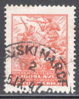 Yugoslavia 1945 Single Stamp From The New Daily Stamps In Fine Used - Used Stamps