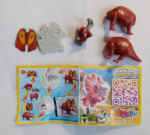 Kinder - Dinosaures - Triceratops - VV224 - Avec BPZ - Montables