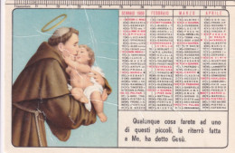 Calendarietto - Orfanotrofio Antoniano Maschile - Roma - Anno 1969 - Tamaño Pequeño : 1961-70