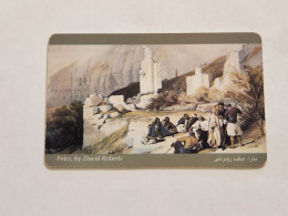 JORDAN-(JO-JPP-0008B)-Petra (Orga)-(4)-(JD2)-(not Number)-(chip Gold Foll)-used Card - Jordanien