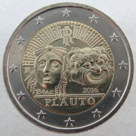 IT20016.2 - ITALIE - 2 Euros Commémo. Titus Maccius Plautus - 2016 - Italia