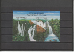 INDIA 2003 Waterfalls MINIATURE SHEET  M/S MNH - Nuevos