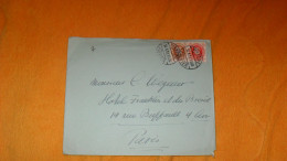 ENVELOPPE ANCIENNE DE 1931../ DANEMARK..CACHETS NYKOBING FALSTER POUR PARIS + TIMBRES X2 - Covers & Documents