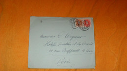 ENVELOPPE ANCIENNE DE 1931../ DANEMARK..CACHETS NYKOBING FALSTER POUR PARIS + TIMBRES X2 - Brieven En Documenten