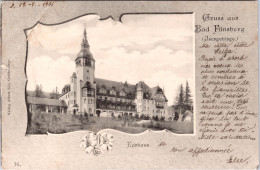 Gruss Aus Bad Flinsberg , Kurhaus , Isergebirge (Stempel: Flinsberg 1901 , Nach Dänemark) - Sudeten