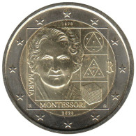 IT20020.1 - ITALIE - 2 Euros Commémo. 150è Anniv Naissance Maria Montessori 2020 - Italy