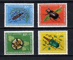 Série De 4 TP Neufs ** N° 69/72(Michel) Nouvelle Guinée 1961 - Insectes, Scarabée - Netherlands New Guinea