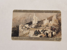 JORDAN-(JO-JPP-0008A)-Petra (Schlumberger)-(7)-(JD2)-(01223320)-(chip Open Silver)-card Not Good-used Card - Jordanie