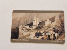 JORDAN-(JO-JPP-0008A)-Petra (Schlumberger)-(8)-(JD2)-(00957650)-(chip Open Silver)-used Card - Giordania