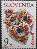 Slovenia 1994, Greeting - Hearts MNH Single Stamp - Slovenia