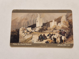 JORDAN-(JO-JPP-0008A)-Petra (Schlumberger)-(9)-(JD2)-(01068552)-(chip Open Silver)-used Card - Jordanië