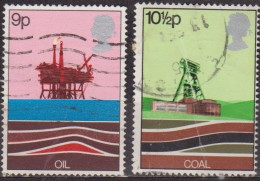Energies - GRANDE BRETAGNE - Pétrole, Charbon - N° 855-856 - 1978 - Used Stamps