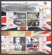 Gambia - SUMMER OLYMPICS LONDON 1908 - Set 1 Of 2 MNH Sheets - Summer 1908: London