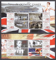 Gambia - SUMMER OLYMPICS LONDON 1908 - Set 1 Of 2 MNH Sheets - Verano 1908: Londres