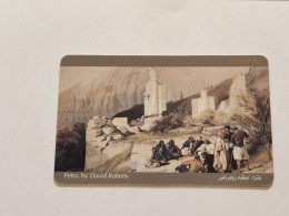 JORDAN-(JO-JPP-0008A)-Petra (Schlumberger)-(13)-(JD2)-(01290732)-(chip Open Silver)-used Card - Jordania