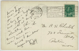 Kanada / Canada 1914, Postkarte Litho Windsor Hotel Montreal, Cartier Centenary - Brieven En Documenten