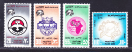 EGYPTE AERIENS N°  149 à 152 ** MNH Neufs Sans Charnière, TB (D6703) Journée De La Poste - 1974 - Luchtpost