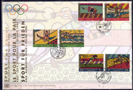 UNO Wien 2008 - Sport Für Frieden, 3-Länder-FDC Mit 545 - 546 - FDC