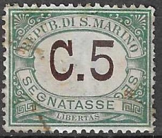 SAN MARINO - 1897 - SEGNATASSE - C.5  - NUOVO MH* ( YVERT TX 1  - MICHEL PD 1  - SS SG 1) - Segnatasse