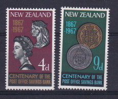 New Zealand: 1967   Centenary Of NZ Post Office Savings Bank    MNH - Unused Stamps