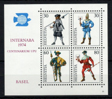 Suisse - YV 950 à 953 N** MNH Luxe Complète En Bloc (Mi Block 22) - Unused Stamps