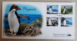 TRISTAN Da CUNHA 2023 FAUNA Animals PENGUINS - Fine Set FDC - Tristan Da Cunha