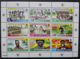 Solomon Islands 1998, Melanesian Trade & Culture Show, MNH Sheetlet - Islas Salomón (1978-...)