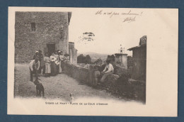 France - Carte Postale - Signes Le Haut - Place De La Cour D' Amour - Très Animée - Signes