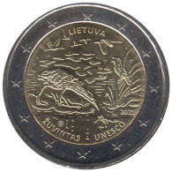 LI20021.1 - LITUANIE - 2 Euros Commémo. Réserve Biosphérique De Žuvintas - 2021 - Lituania