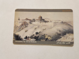 JORDAN-(JO-JPP-0009A)-Jerusalem (Schlumberger)-(19)-(JD2)-(00769195)-(chip Open Silver)-used Card - Jordan