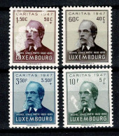 Lux. 1947 Yv. 402/05** Mi 427/30** MNH Timbres Fortement Endommagés / Zegels Zwaar Beschadigd (2 Scans) - Ungebraucht