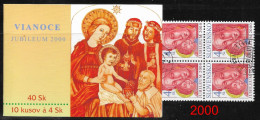 Slovakia 2000 ** Christmas - Jubilee** Michel SK 379  ** CTO ** Slowakei ** Full Booklet - Altri & Non Classificati