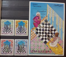 Somalia 1996, Giaro The Chess, MNH S/S And Stamps Set - Somalia (1960-...)