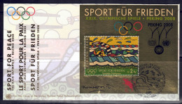 UNO Wien 2008 - Sport Für Frieden, FDC Mit Block 22 I - FDC