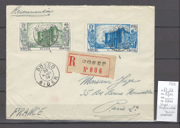 Niger - Lettre Recommandée  - Bureau De Dosso - 1939 - Storia Postale