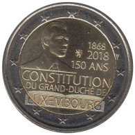 LU20018.1 - LUXEMBOURG - 2 Euros Commémo. 150 Ans De La Constitution - 2018 - Luxemburg