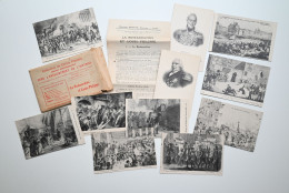 Collection De Cartes Postales Pour L Enseignement La Restauration Et Louis Philippe - Storia