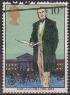 Sir Rowland Hill - GRANDE BRETAGNE - Inventeur Du Timbre-poste - N° 909 - 1979 - Used Stamps