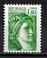 N° 2154a ( Gomme Tropicale)  NEUF** - 1977-1981 Sabine De Gandon