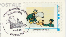 Timbre Collector Philapostel 2011 Sur Carte Maximum - Autoadhesif - Autocollant - Collectors