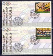 UNO Wien 2008 - Sport Für Frieden, FDC Mit Nr. 545 - 546 - FDC