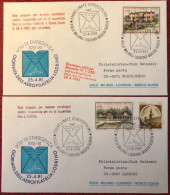 Italie, Premier Vol MILAN / BOSCO-GURIN 25.4.1981 - 2 Enveloppes - (A1484) - Luftpost