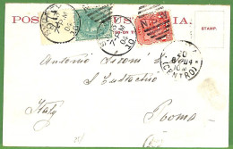 P1006 - AUSTRALIA New South Wales - Postal History - POSTCARD To ITALY  1904 - Cartas & Documentos
