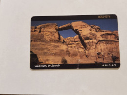 JORDAN-(JO-JPP-0011A)-Wadi Rum-(Schlumberger)-(22)-(JD2)-(00514576)-(chip Open Silver)-used Card - Jordania