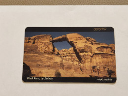 JORDAN-(JO-JPP-0011A)-Wadi Rum-(Schlumberger)-(23)-(JD2)-(00707757)-(chip Open Silver)-used Card - Jordan